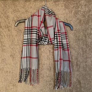 Beautiful soft and warm plaid scarf